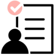 Picto évaluations des candidats
